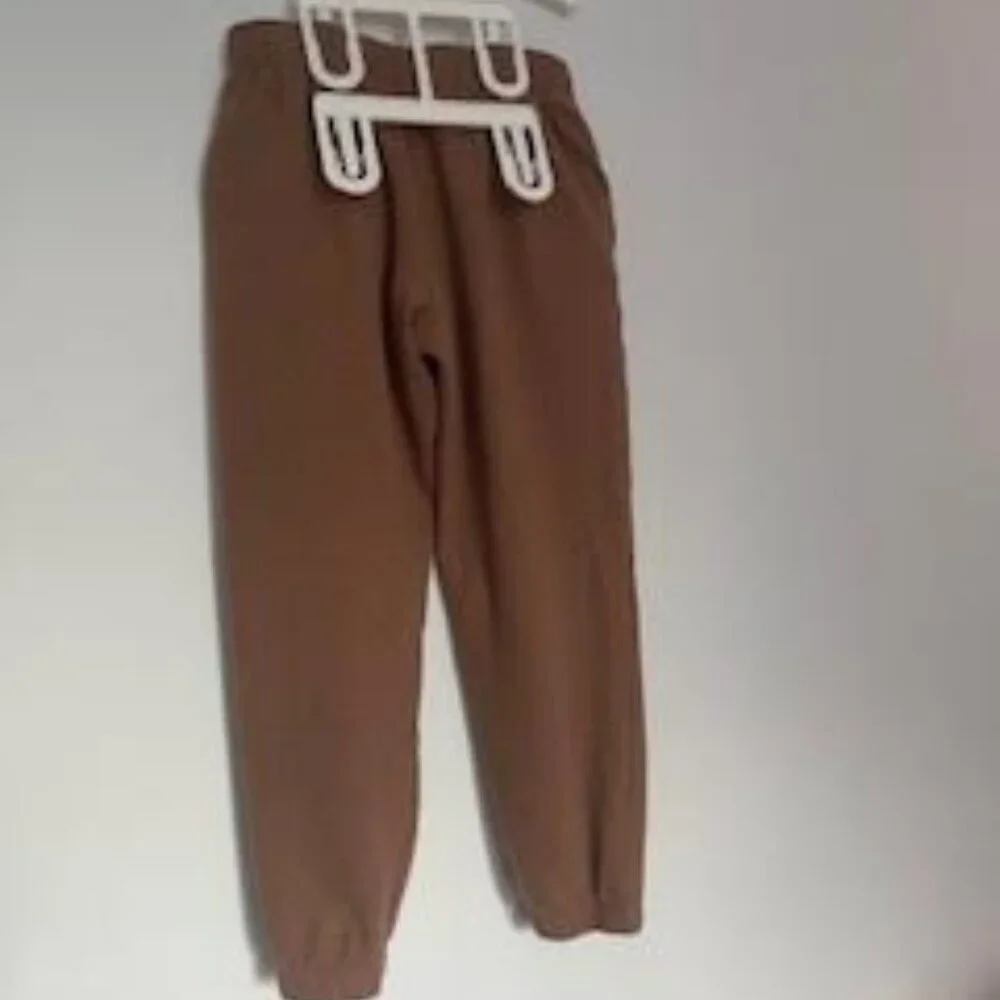 RBX Boys Performance Fleece Joggers -Brown - Size 10/12
